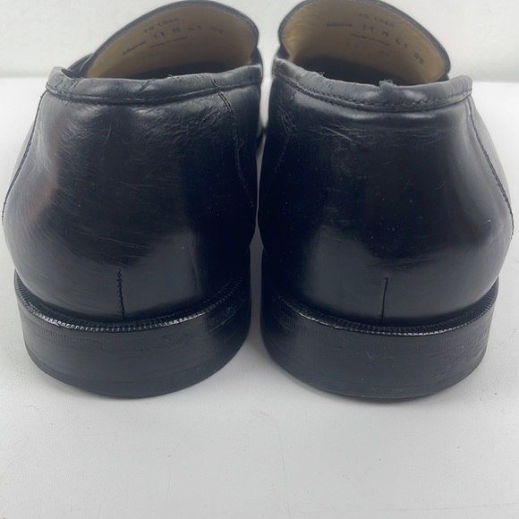 Johnston & Murphy Black Leather Tassel Loafers Size 11M main image 9